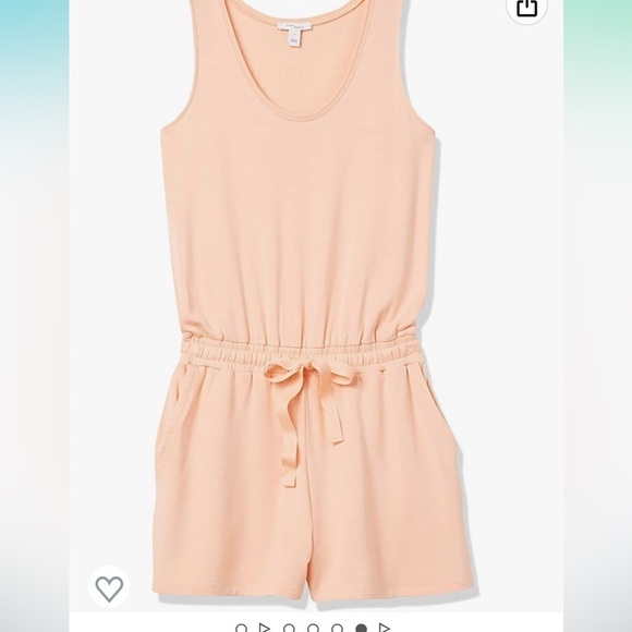 NWT M Daily Ritual Supersoft Terry Relaxed-Fit Sleeveless Scoopneck Jumpsuit - Picture 5 of 5